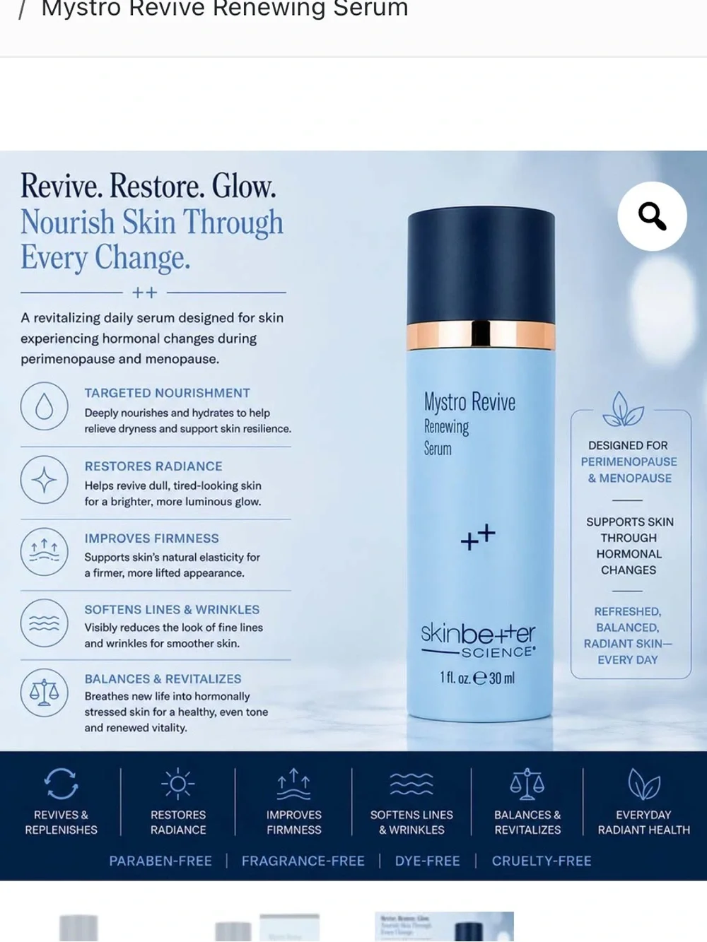 Mystro Revive Renewing Serum